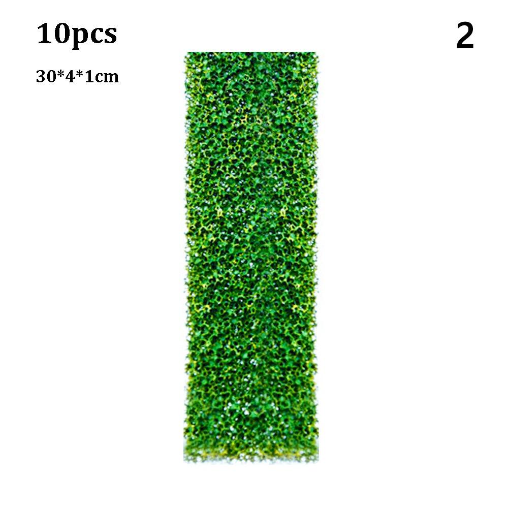 10pcs Plastic Simulation Flower Bed Multistyles Rectangle Flowerbed Park Minihouse Accessories