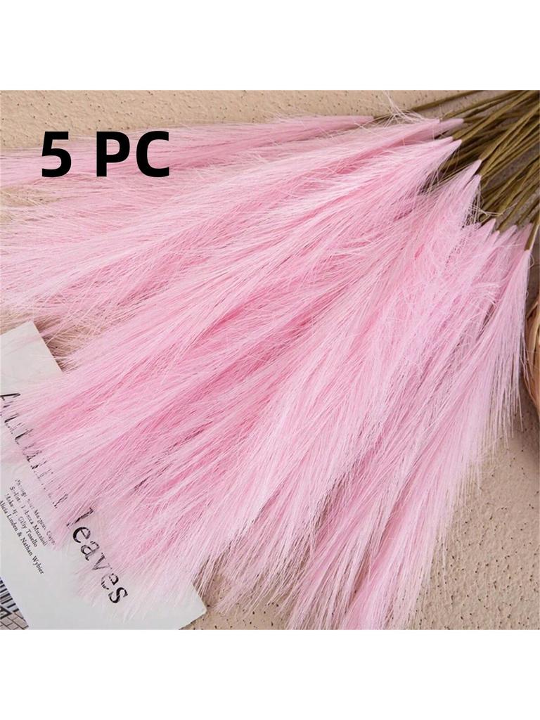 5/1pcs Faux Pampas Grass, Pampas Grass for Floor Vase, Pampas Grass Decor for Vase Fillers Home Decor Wedding Parties Holidays