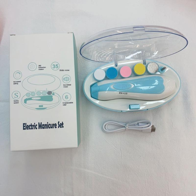 1PC New Luminous Newborn Anti-clip Meat Nail Clippers Cut Children's Electric Nail Clipper Set Baby Nail Grinder