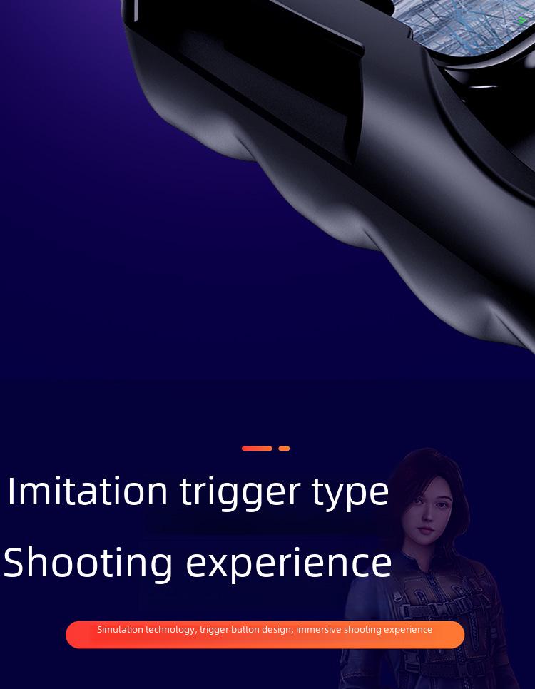 Портативная многофункциональная игровая ручка H9 на шесть пальцев с теплоотводом