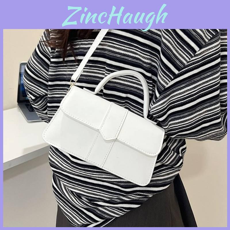 Urban Minimalist Pu Crossbody Bag With Stitching Detail For Work And Casual