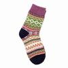 5 Pairs Womens Thick Socks Wool Thermal Warm Knitting Nordic Ladies Socks Winter