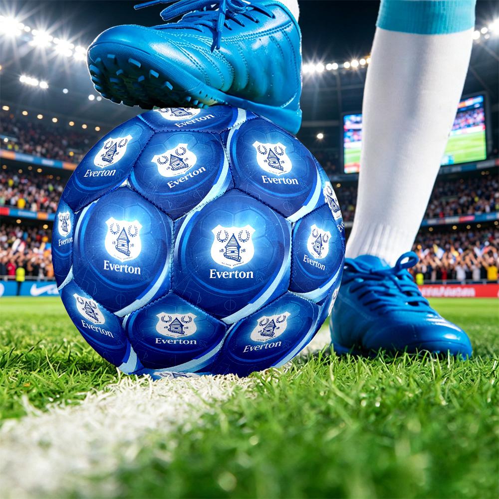 Футбольный мяч Everton Football, размер 5, с принтом, противоскользящий, для взрослых, сувенир для футбольных фанатов
