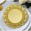 Винтажные тарелки Элегантные обеденные тарелки Барокко Викторианский тисненый дизайн Поднос для свадебной вечеринки