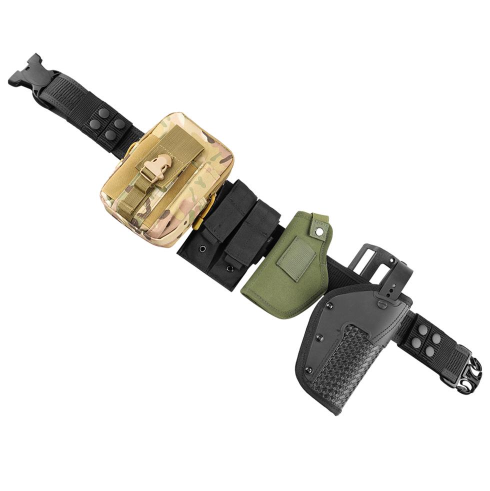 Versatile Outdoor Tactical Belt: Hook & Loop Design for Mountaineering, Camping, Training - Durable Polypropylene Webbing