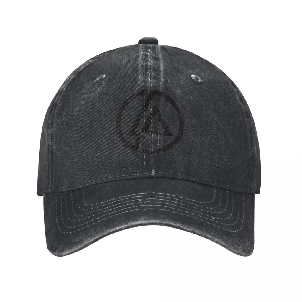 Linkin-Park Meteora Minutes To Midnight Угловой Эмблема Джинсовая Кепка-Snapback с Потертостями Унисекс Женская Регулируемая Кепка