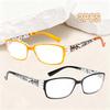 Blue Light Blocking Reading Glasses for Women Fashion Printed Decorative Design Ideal for Elderly Reading Use