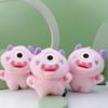 Cute Cartoon One-Eyed Monster Plush Keychain and Backpack Decoration