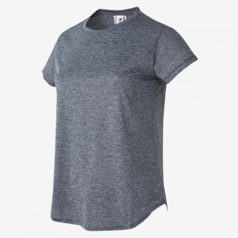 New Balance Женская спортивная футболка с коротким рукавом Header Half Xqs Nbned2s092 60