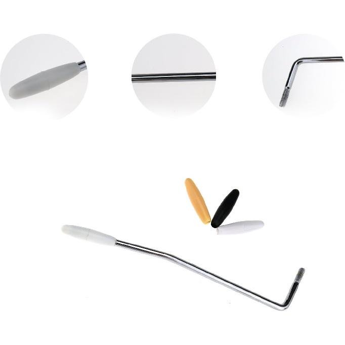 0.2 Inch Thread Tremolo Arm Whammy Bar for MIM Strat Stratocaster Electric Guitar Chrome