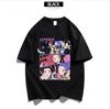 Мультяшная Аниме Фильм K-pop Охотники на Демонов Принт Футболка Для Мужчин Женщин Взрослая Одежда Летний Хлопок Уличная Одежда Хип-Хоп Мода Топы