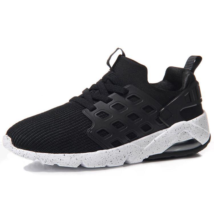 Li Ning Bubble Ace Half Palm Air Cushion Интегрированная трикотажная спортивная обувь Женские кроссовки Черный Белый AGLM022-1