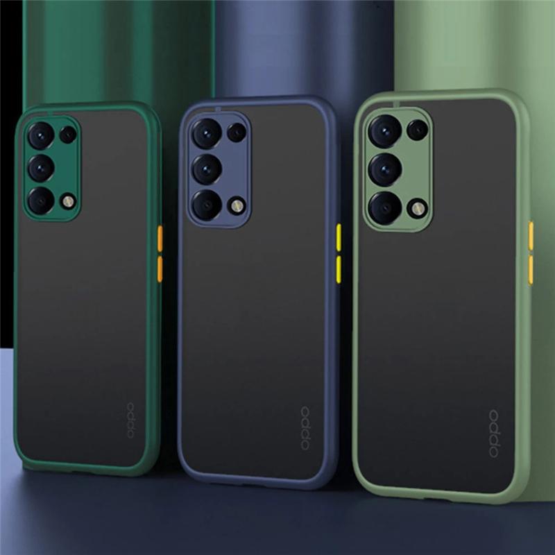 Матовый полупрозрачный жесткий чехол для телефона для OPPO Realme C30 C33 C35 C21Y C20 C17 C15 9 8 7 Pro A54 A74 A94 A53 A31 A57 A52 A72 A92 4G 5G силиконовая задняя крышка