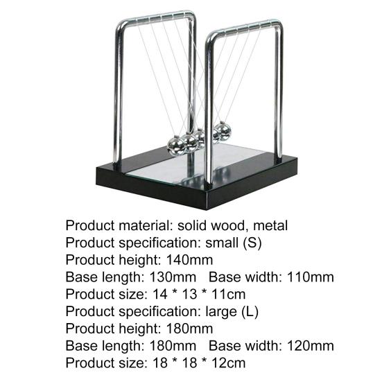 Колыбель Ньютона, маятник, балансовый шар, настольный дисплей, образовательный инструмент, детские игрушки