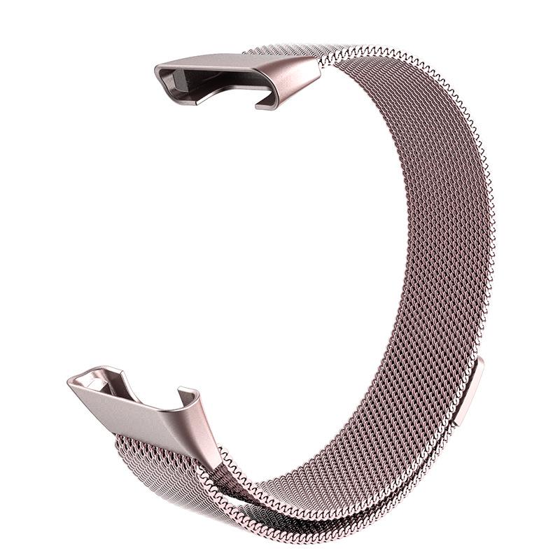 Совместим с Xiaomi Smart Band 7 Pro: Миланский ремешок из нержавеющей стали с магнитной застежкой на три бусины.