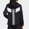 adidas Женские куртки Neo Черно-белые с капюшоном Умеренные FN6511