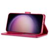 LC.IMEEKE For Samsung Galaxy S25 Case Calf Texture PU Leather Stand Wallet Phone Cover