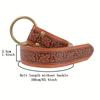 Vintage Medieval Alchemist Fanny Pack Cosplay Elf Leaf Vintage Embossed Belt Skirt Clip Witch Magic Bottle Halloween Cosplay