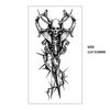 Xqb Black Skull Animal Eagle Snake Water Transfer Tattoo Simulation Disposable Tattoo Sticker
