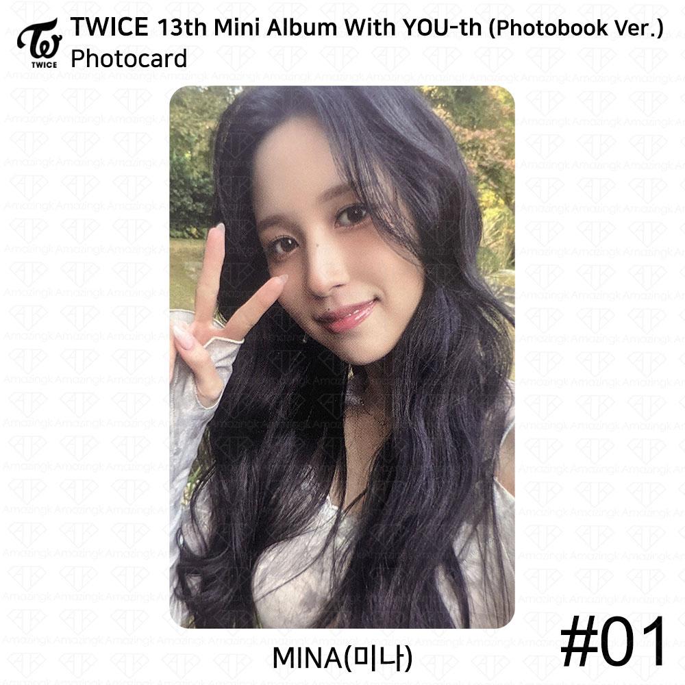 Twice 13-й мини-альбом с молодежной фотокарточкой YOU-th, постером, пленкой, стикером Mina KPOP K-POP