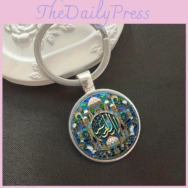 Zinc Alloy Palace Keyring Modern Minimalist Design For Commemorative Gifts