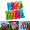 Pack of 24/48 Portable Plastic Laundry Pegs Strong Grip Clips Practical Clothes Pegs for Hanging and Organizing