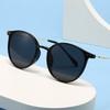 Новые Модные Популярные Мужские и Женские Солнцезащитные Очки Искусство Ретро Солнцезащитные Очки Круглая Оправа Очки