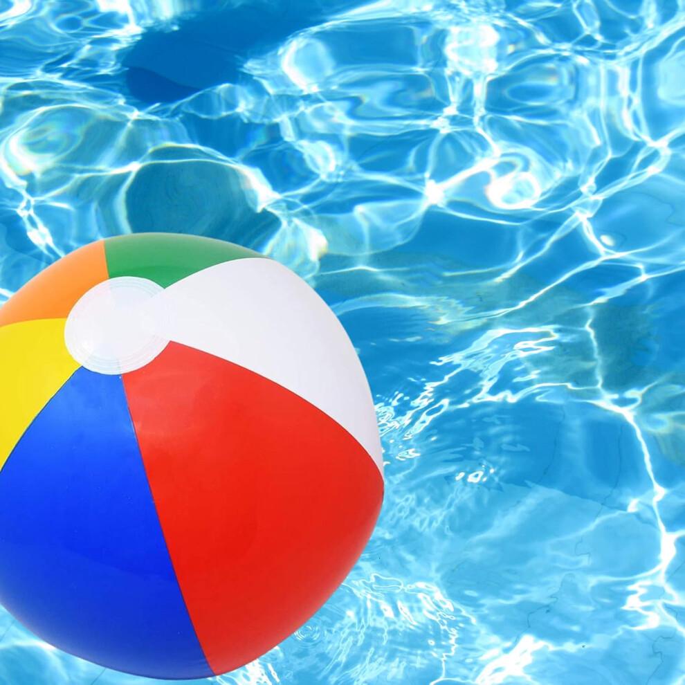 Ballons de plage arc-en-ciel, jouets gonflables pour piscine, jouets de sécurité pour enfants, accessoires pour fêtes d'été à la piscine
