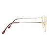 Full Rim Oval Red Gold Smartbuy Collection Sloan 900c Fashion Unisex Eyeglasses