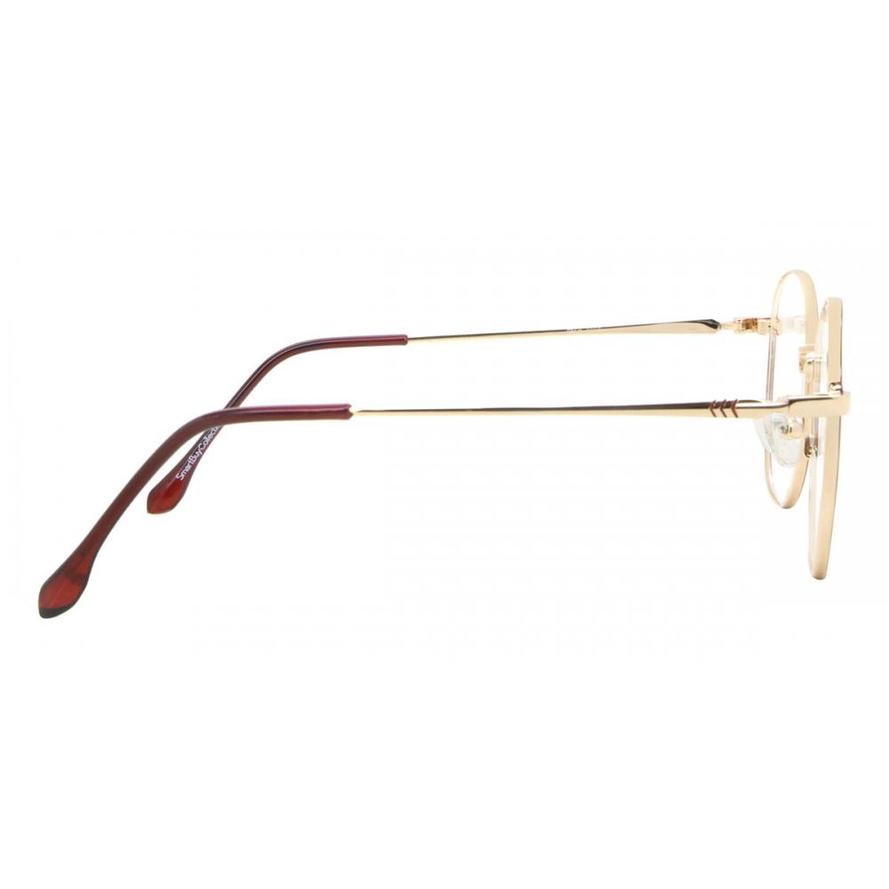 Full Rim Oval Red Gold Smartbuy Collection Sloan 900c Fashion Unisex Eyeglasses