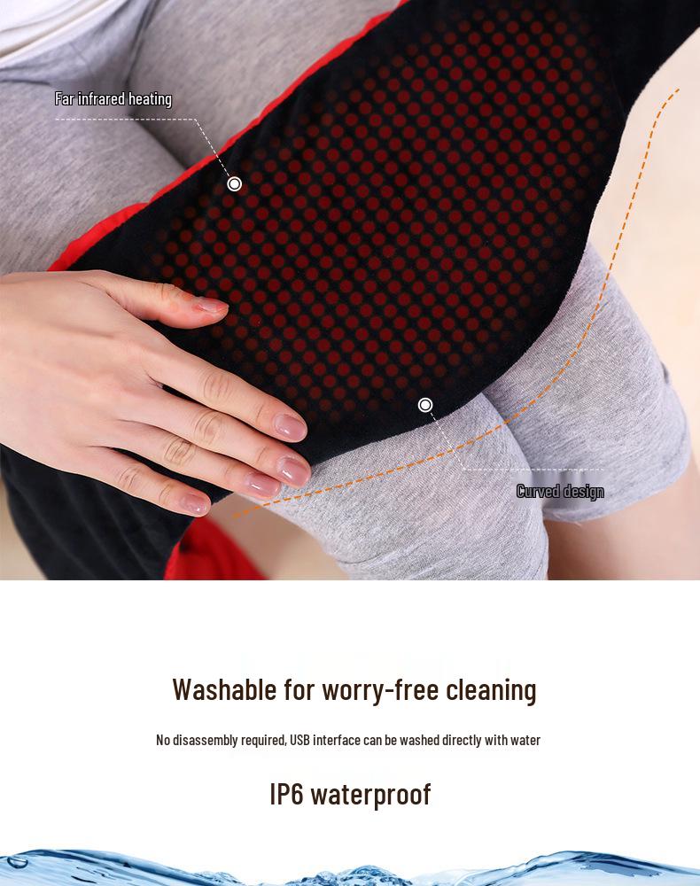 Electric Heating Scarf with Neck Warmer and Cold-Proof Insulation for Cervical Spine Relief