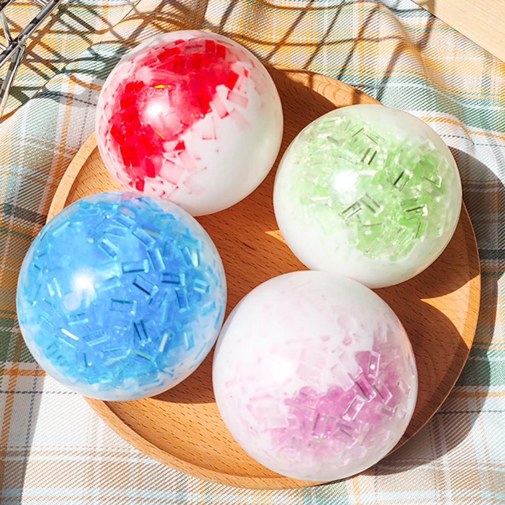 Squeeze Sensory Toy Soft Relaxation Fun Portable Calming Gadgets Kids Adults Colored Ball Fidget Toy For Home School Traveling