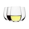 PET Plastic Egg-Shaped Footless Wine Glass, 12oz-16oz, Transparent