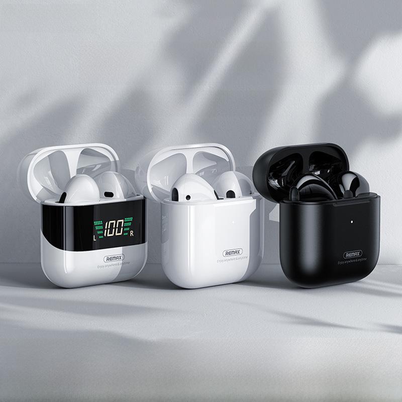 REMAX Ruiliang Bluetooth 5.0 TWS Stereo Sports Headset, Binaural, Compatible with Apple