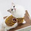 Spring and Summer Thin Striped Bipods Cat Kitten Air-conditioned Room Loungewear Small Dog Dog Pet Clothes