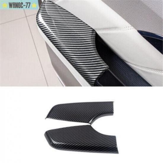 For Kia Carnival - Carbon Fiber Interior Door Armrest Panel Cover Trim