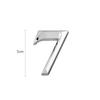 Door Address ABS Plastic Label 5cm Door Plate Sign Digits Self Adhesive House Number Stickers 3D