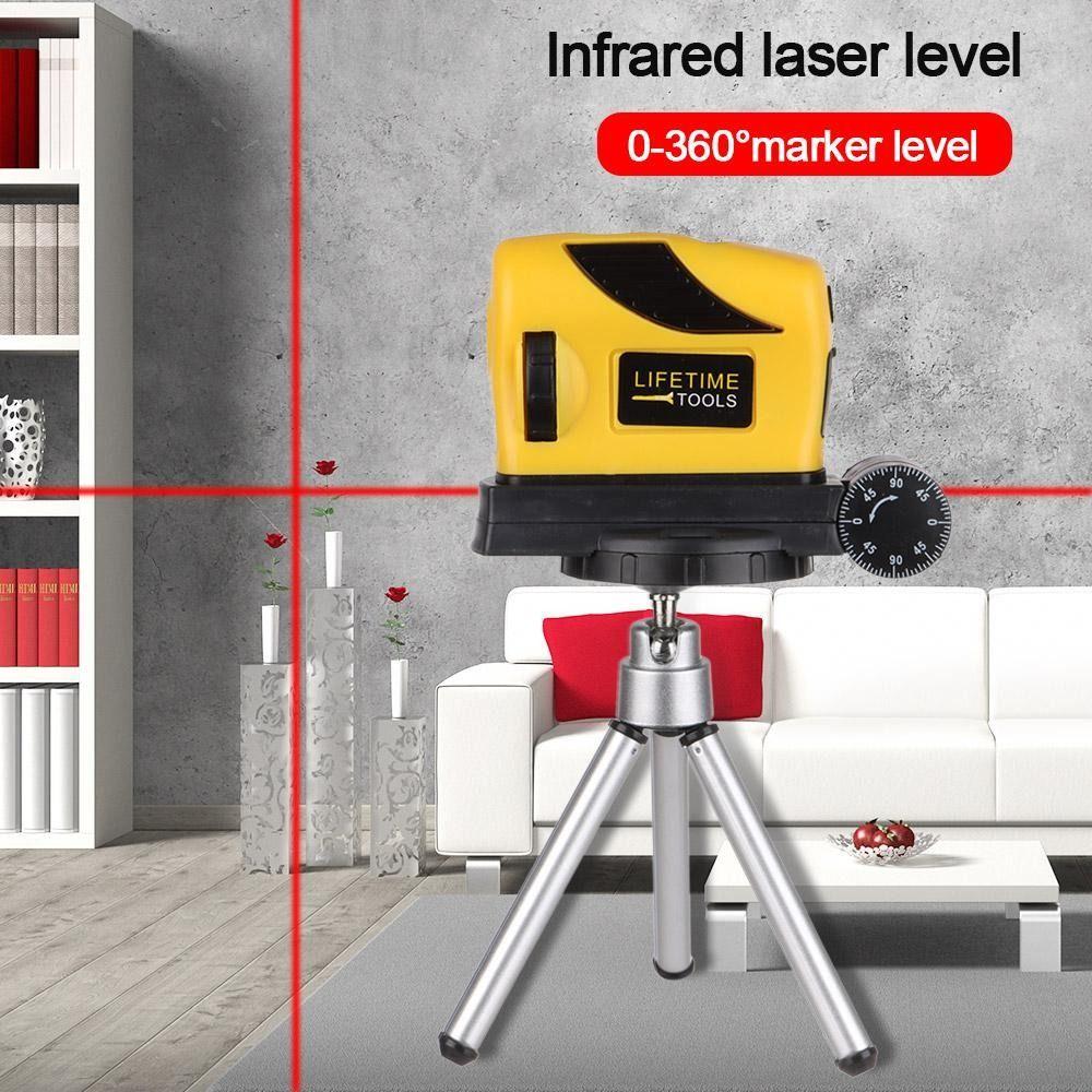 with Tripod Infrared Laser Level Horizontal Vertical Line Laser Level Measuring Tool Measurement