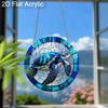 Acrylic Sea Turtle Suncatcher Stained Glass Effect Window Hanging Ornament Turtle Lover Gifts