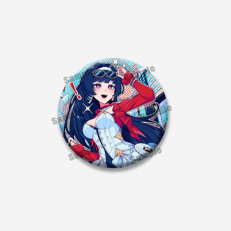 Zenless Zone Zero Game Role Brooch Angels of Delusion AOD Cartoon Badge for Backpack Clothes Hats Decor Jewelry Pins Accessories