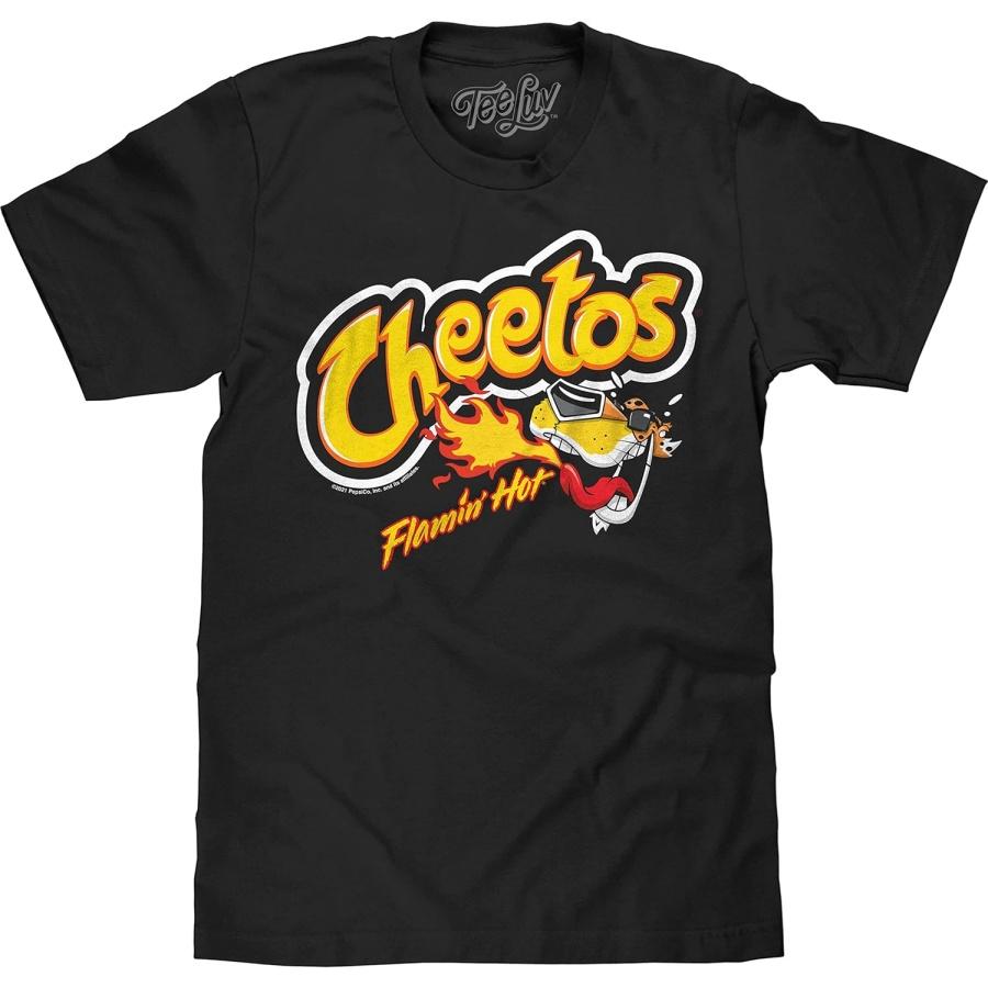 Мужская футболка Tee Luv Flamin' Hot Cheetos - Футболка с маскотом Честер Читой