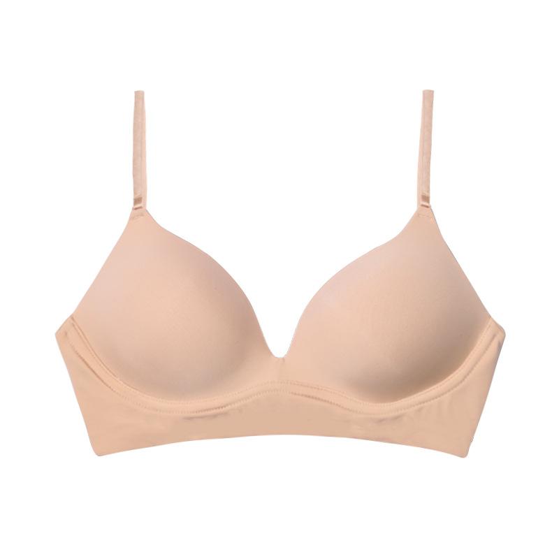 Летний бюстгальтер без косточек, большой тип халтер, красивая спина, бесшовное нижнее белье, собирающий для маленькой груди, предотвращающий обвисание, женский бюстгальтер