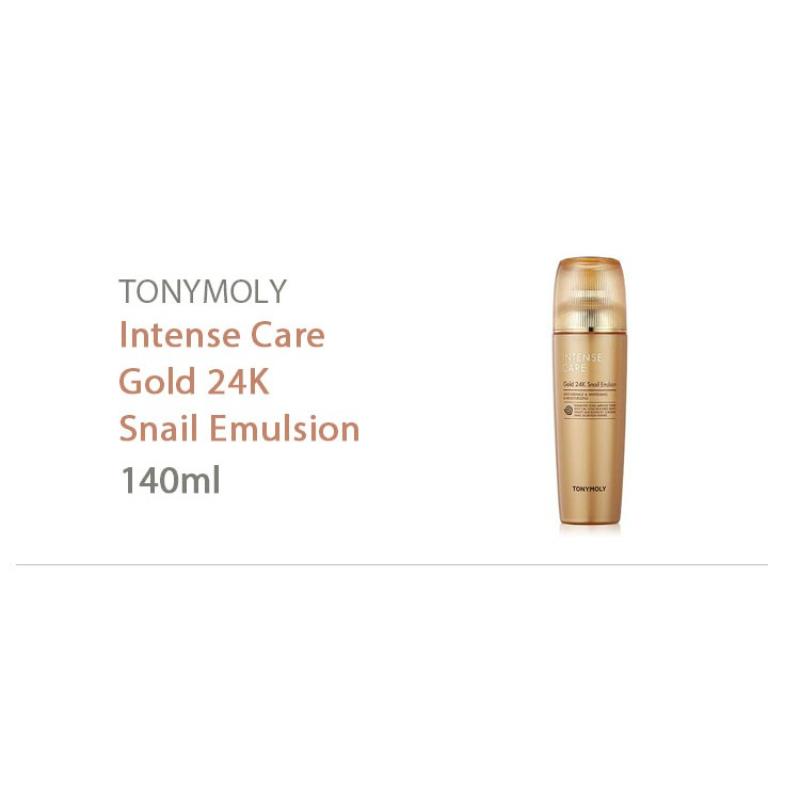 Tonymoly Intense Care Gold 24K Улиточная эмульсия 140мл