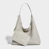 Vintage Large Capacity Vintage Large Bag for Women 2025 New Single Shoulder Underarm Bag High-End Woven Pattern Tote Bag for Women