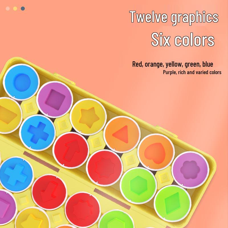 Smart Egg Educational Toy: Children's Number & Shape Matching Eggs