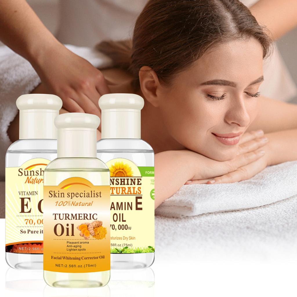 Эфирное масло витамина Е Масло куркумы Полипептид Антивозрастное эфирное масло Полипептид золота Эссенция против морщин Подтяжка дряблой кожи Уменьшение тонких линий