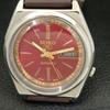 Б/У винтажные мужские часы SEIKO 5 AUTOMATIC 7009A из Японии с красным циферблатом a434980-2 R122-a434980