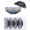 4PCS/SET 3 Layers Men Face Shaving Razors Blades Male Razor Blades For Beard Shaver Trimmer Blade