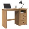 VidaXL Desk Panama 112x45x75 Cm Solid Pine Wood, Work Desk, Study Desk, Home Office Desk, Desk 4016389