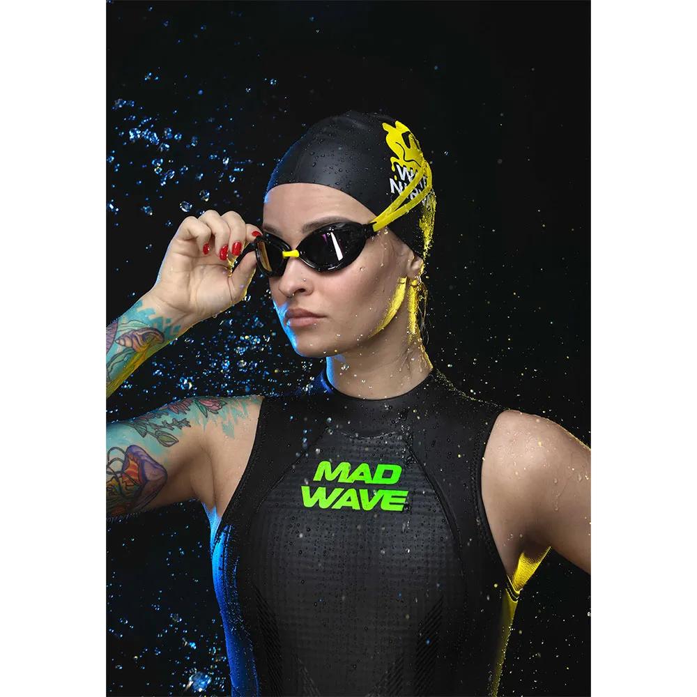 Madwave Пластиковые очки для плавания с зеркальным покрытием Triathlon Rainbow